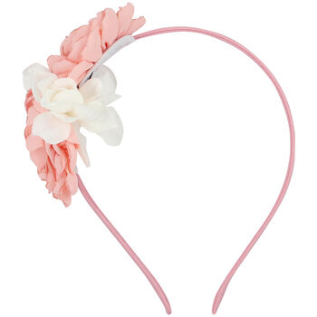 Girls Pink Flower Hairband