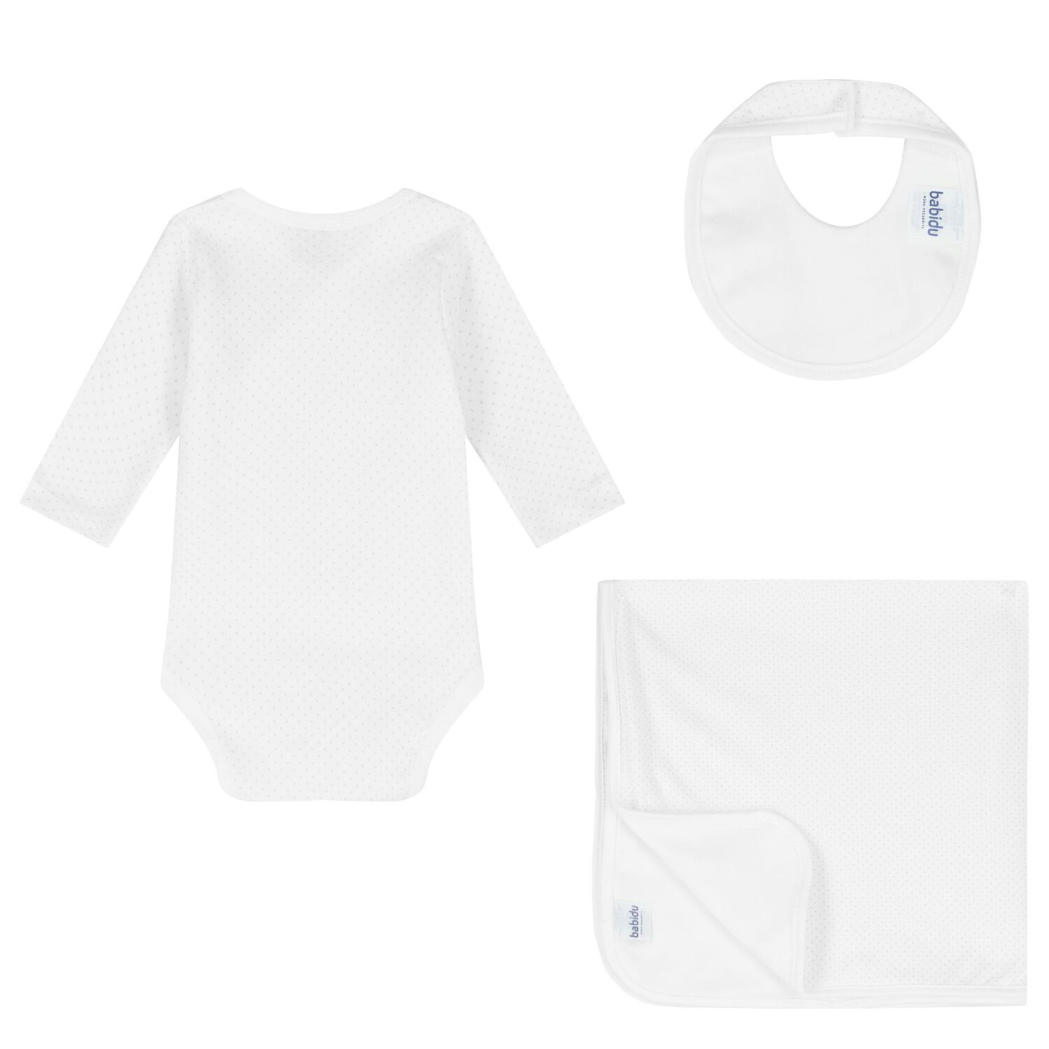 White & Grey Dots Baby Gift Set, 3, hi-res image number null