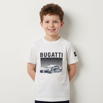 Boys White Logo T-Shirt