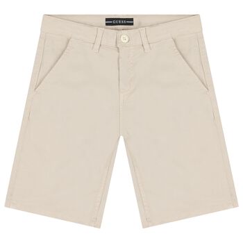 Boys Beige Chino Shorts