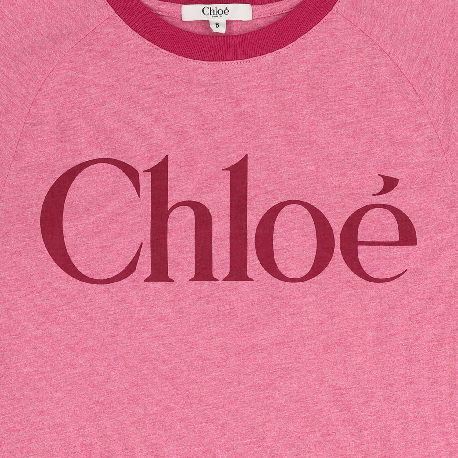 Girls Mini Me Pink Logo Dress , 1, hi-res