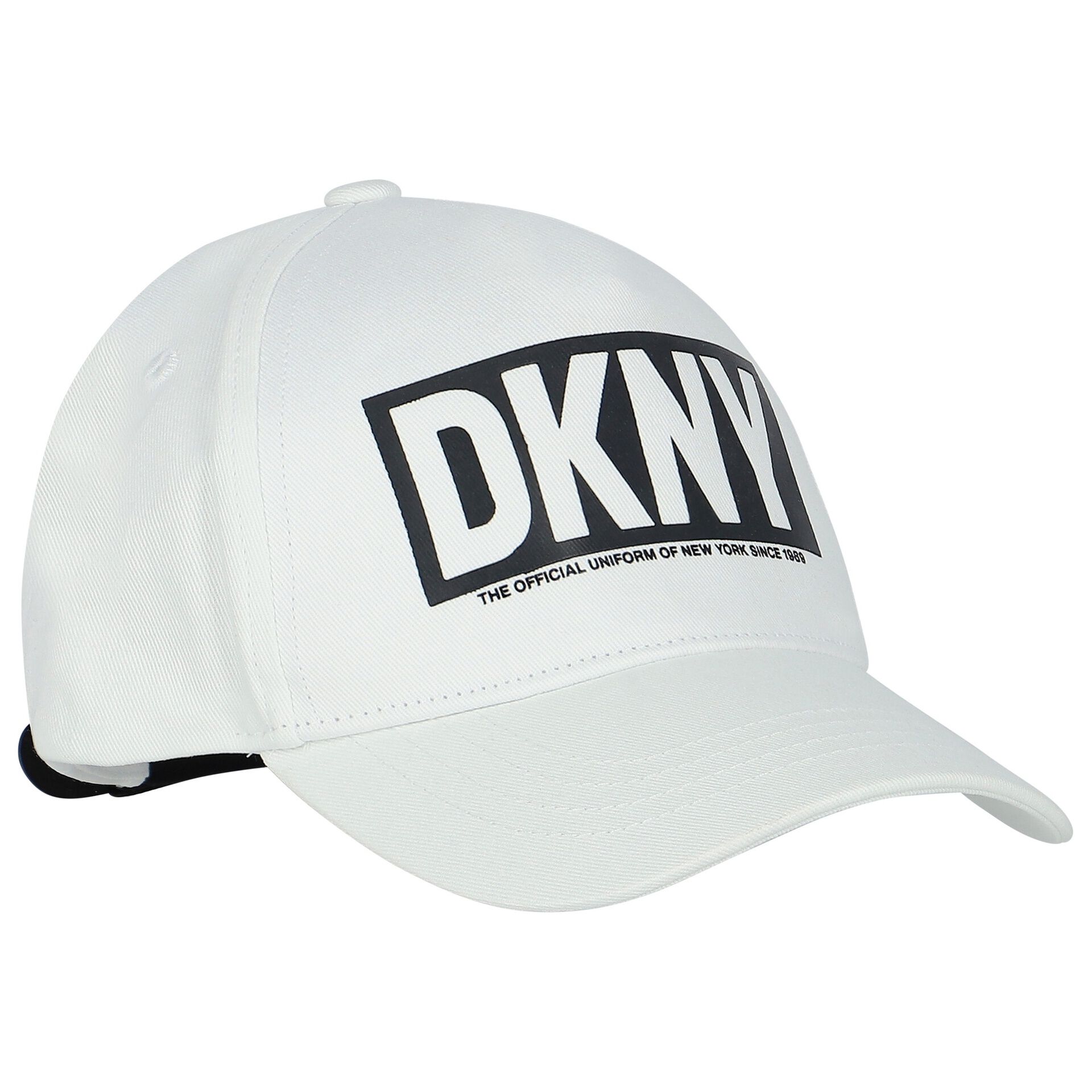 DKNY White & Black Logo Cap | Junior Couture USA