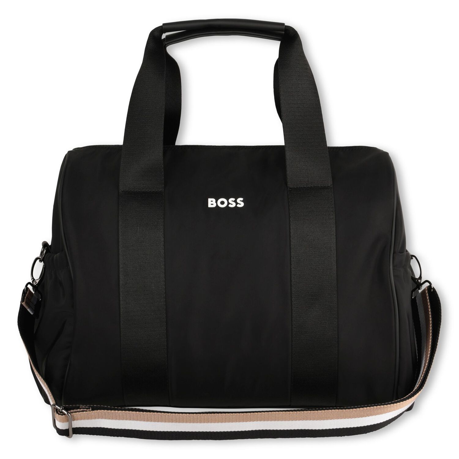Black Logo Baby Changing Bag, 1, hi-res image number null