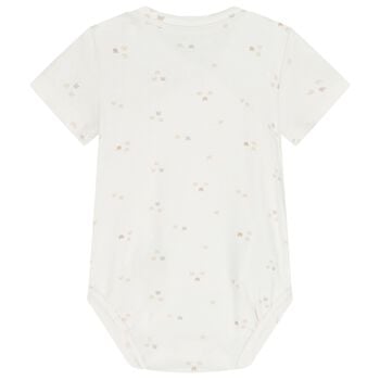 بدله للأطفال الاولاد بتصميم الدب تيدي باللون الابيض