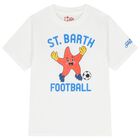 Boys White Starfish T-Shirt, 1, hi-res
