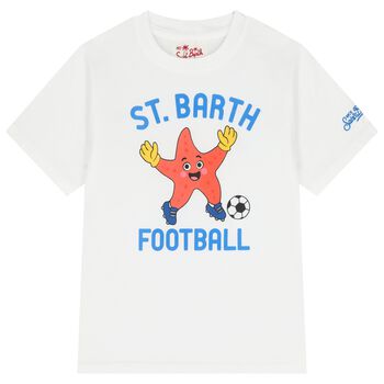 Boys White Starfish T-Shirt