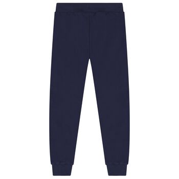 Navy Blue Teddy Bear Logo Joggers