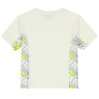 Boys Ivory Logo Shorts Set, 1, hi-res