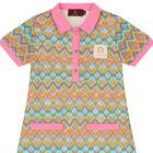 Girls Multi-Coloured Logo Dress, 1, hi-res