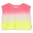 Girls Pink & Yellow Ombre Top, 1, hi-res