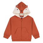 Younger Boys White, Orange & Grey Fox Tracksuit ( 3 Piece ), 3, hi-res