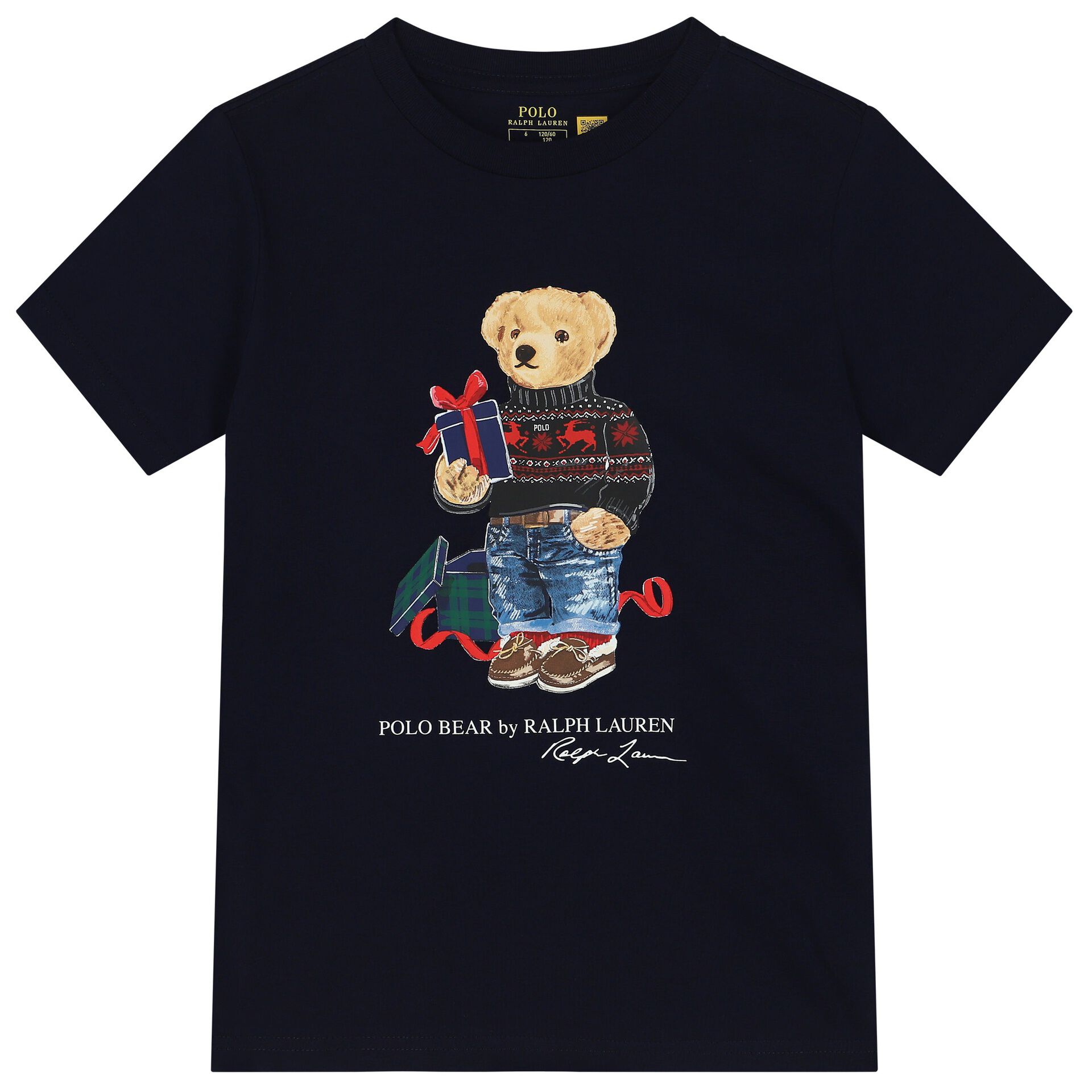Blue polo shop bear t shirt