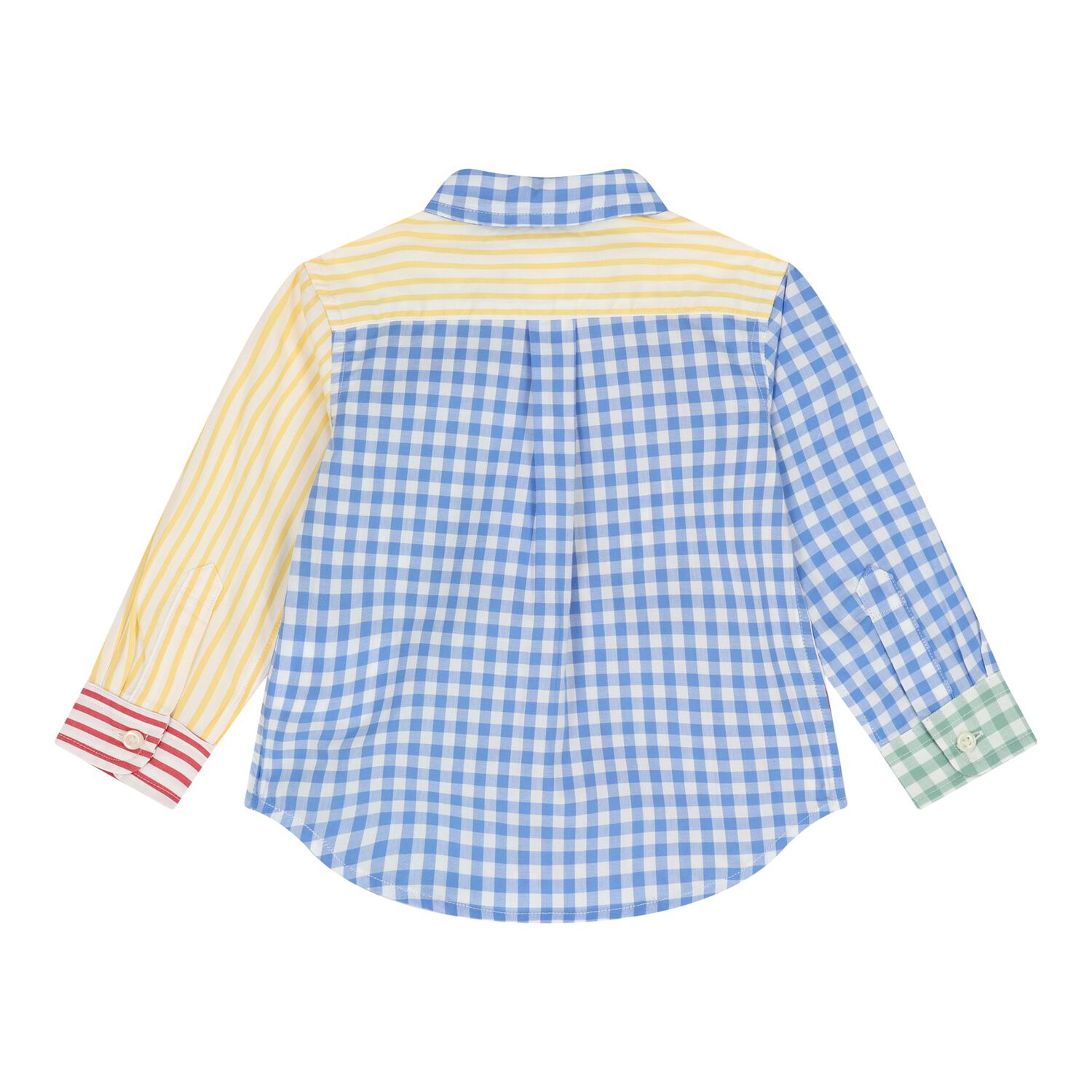Baby Boys Multi-Coloured Gingham Shirt & Shorts Set , 1, hi-res