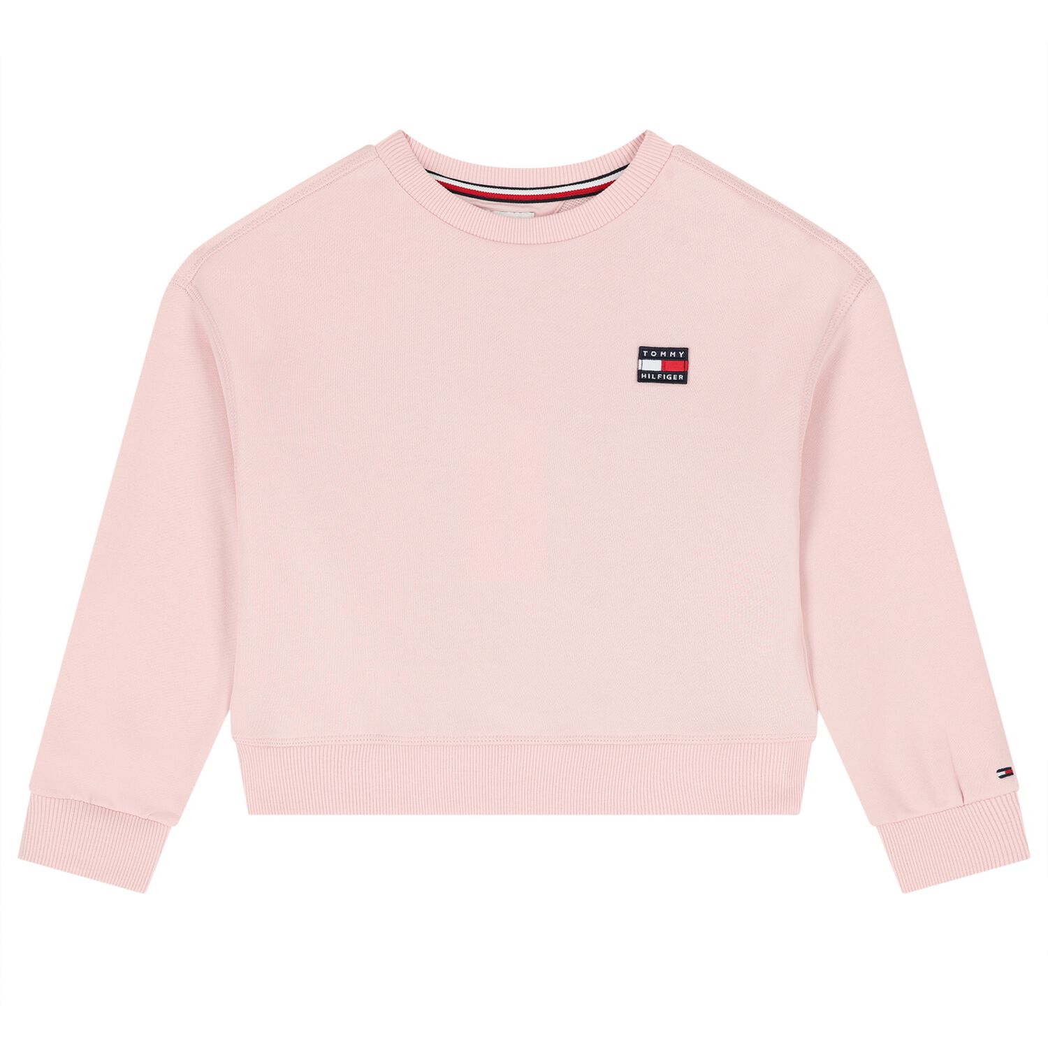 Girls Pink Logo Sweatshirt, 1, hi-res