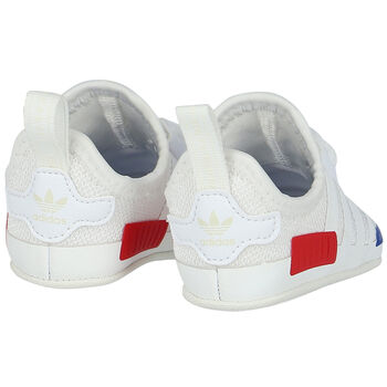 White NMD Crib Pre Walker Shoes