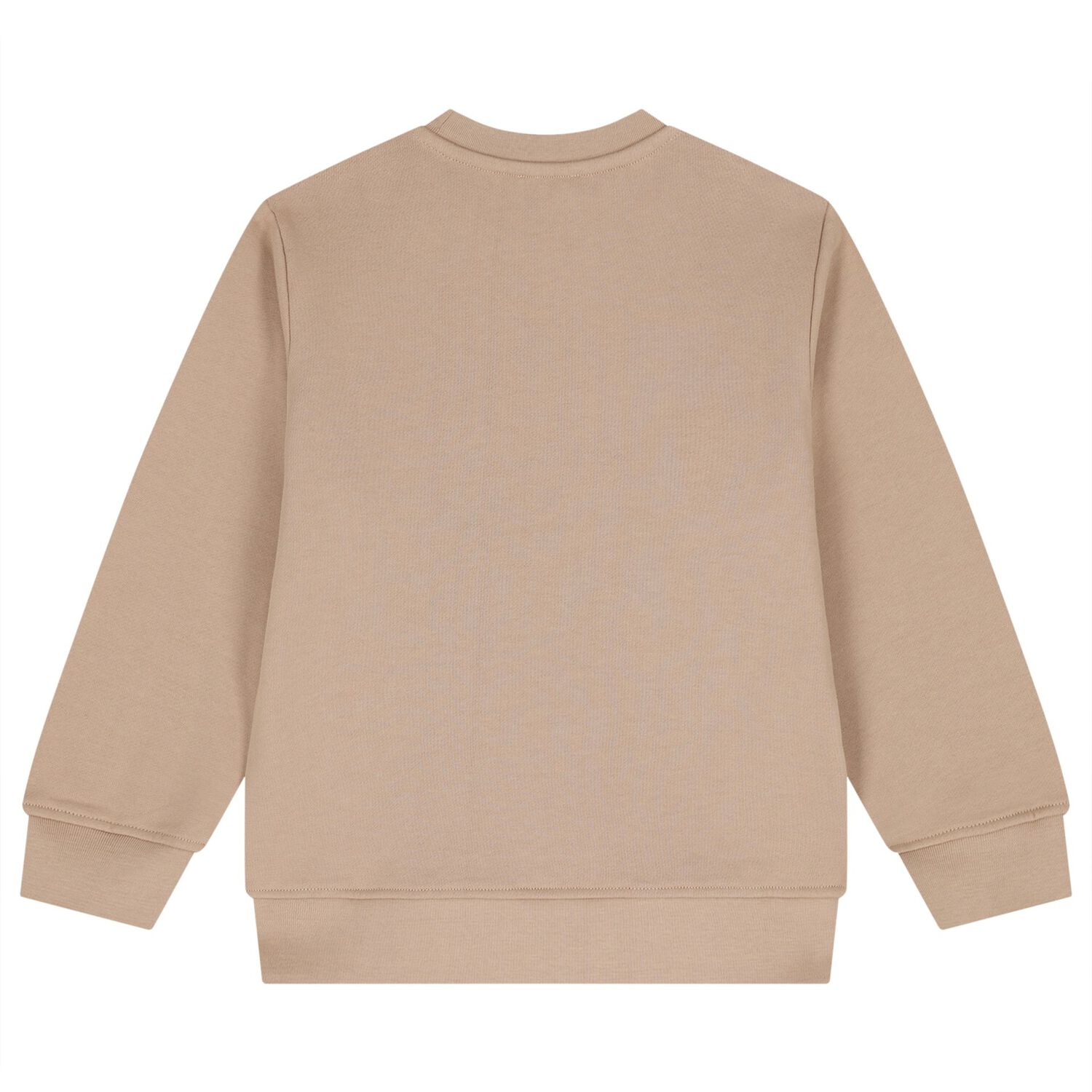 Boys Beige Horse Logo Sweatshirt, 1, hi-res