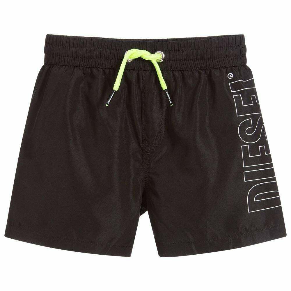 Boys black swim trunks Clearance