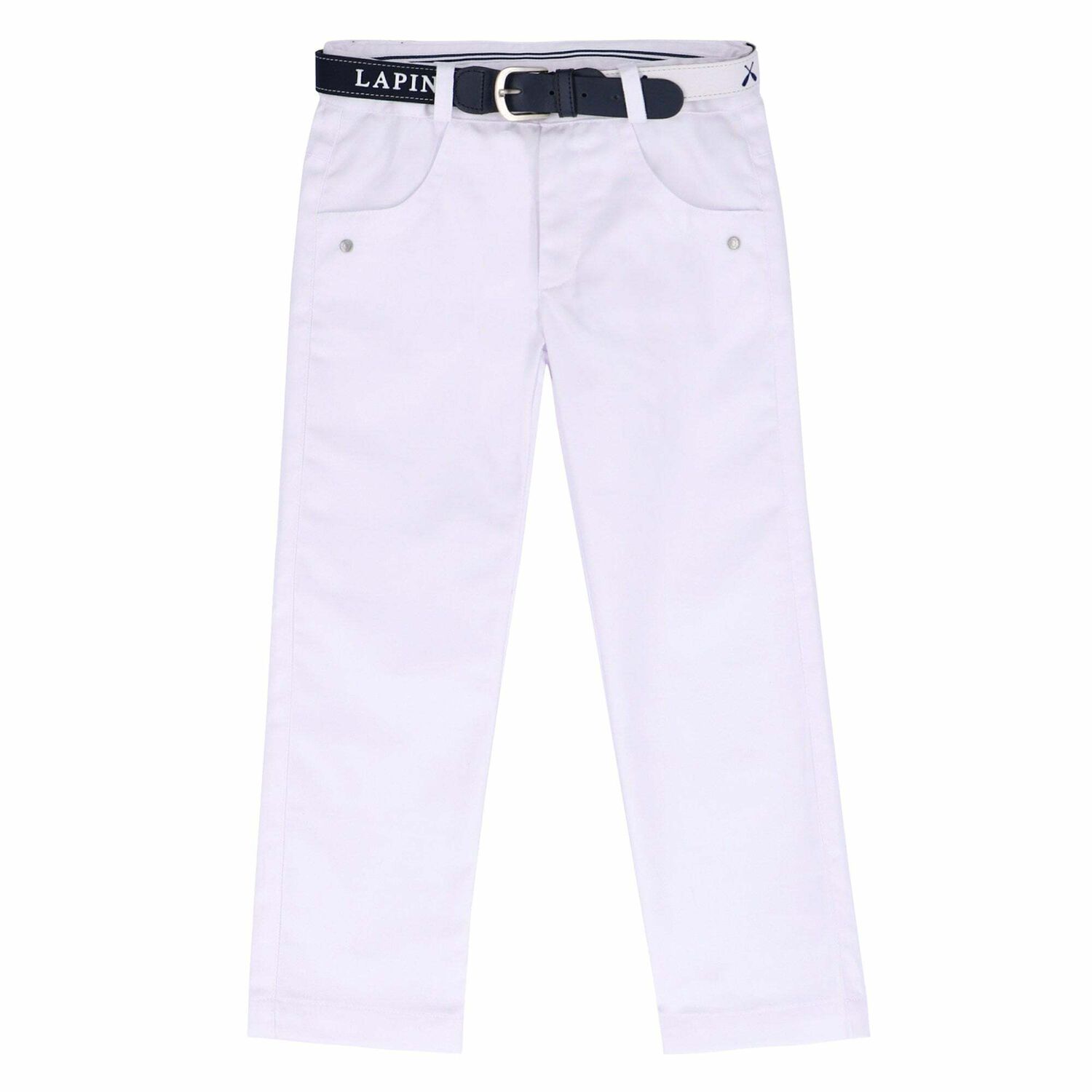 Boys White Trousers, 1, hi-res image number null