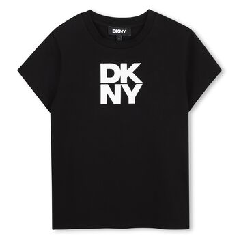 Girls Black Logo T-Shirt