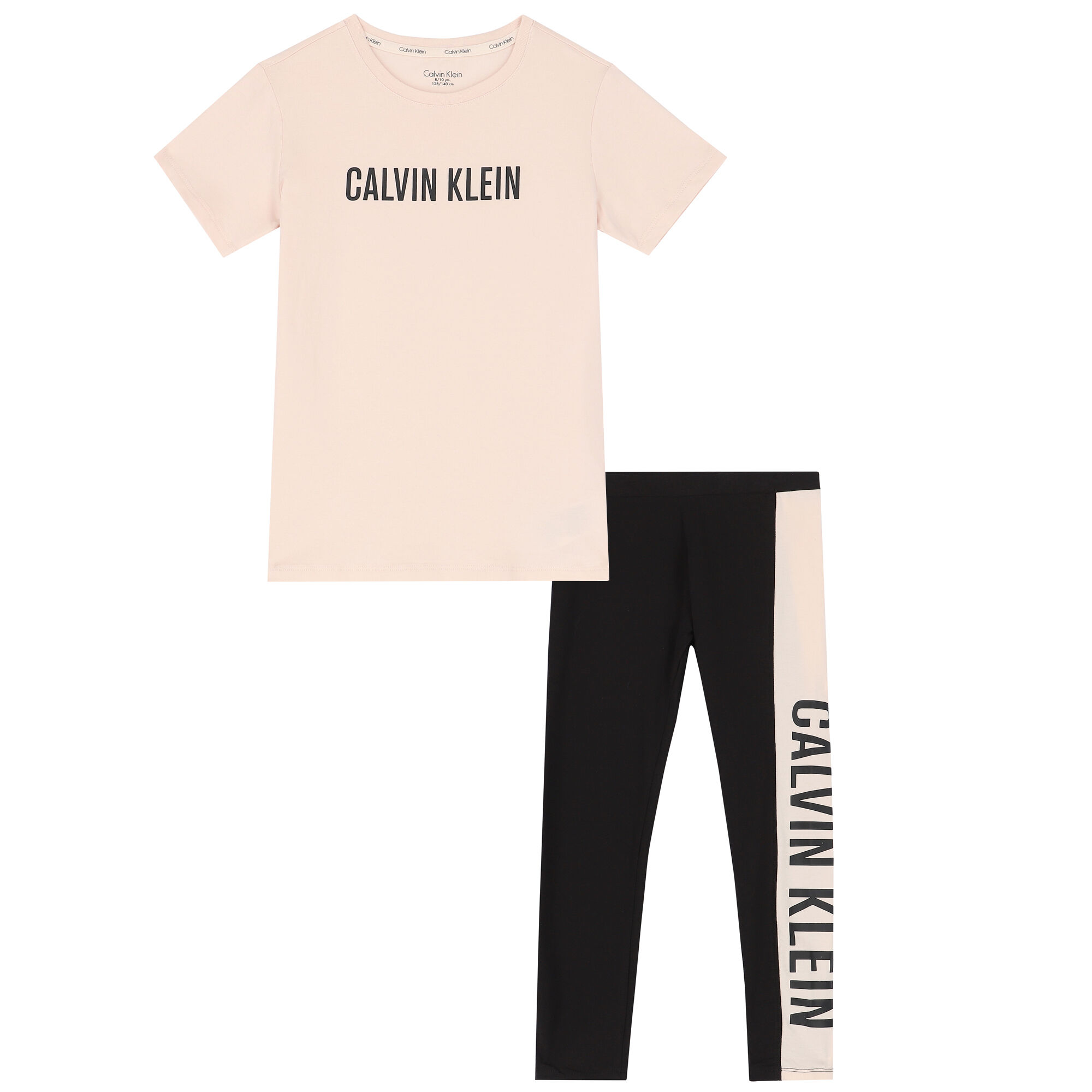 Girls calvin klein pjs discount