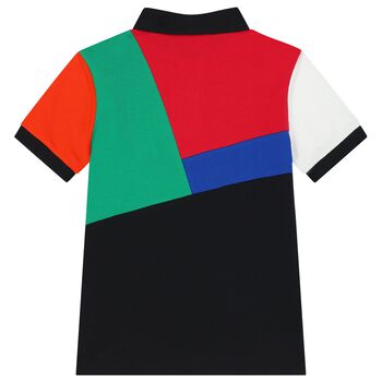 Boys Multi-Coloured Logo Polo Shirt