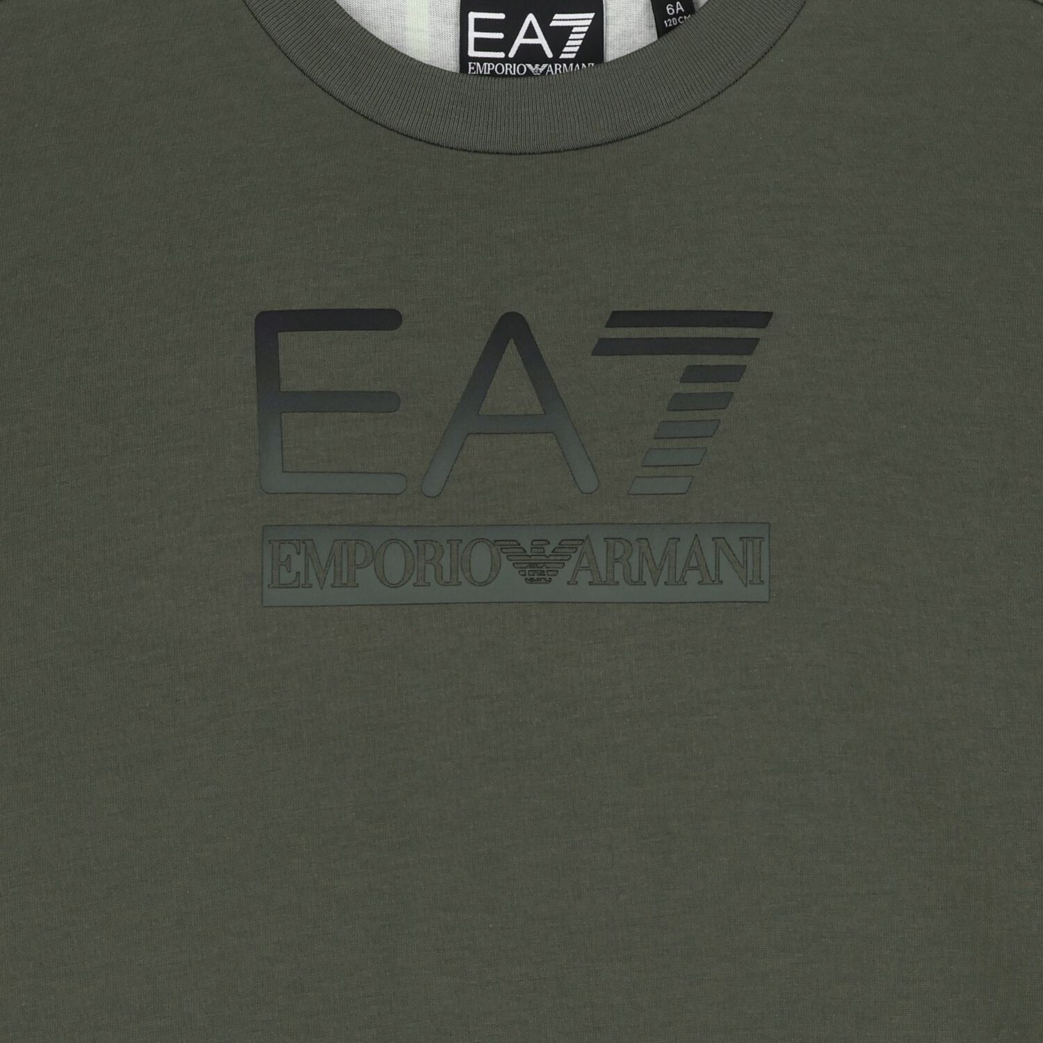 Boys Green Logo T-Shirt, 1, hi-res