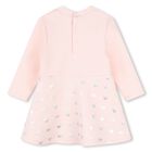 Younger Girls Pink & Silver Logo Dress, 1, hi-res