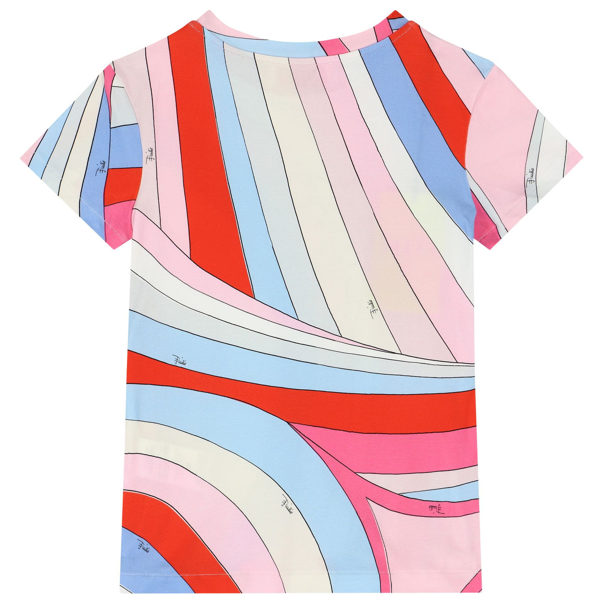 PUCCI Junior Iride-print jersey leggings - Red