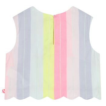 Girls Multi-Coloured Stripes Blouse