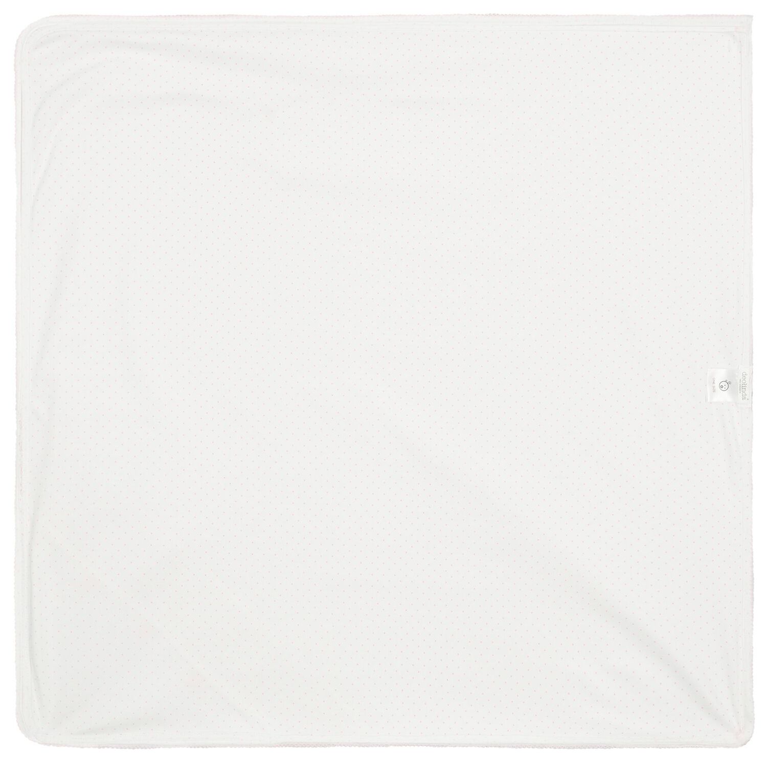 Baby Girls White & Pink Bunny Blanket, 2, hi-res