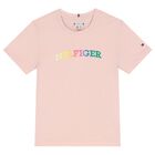 Girls Pink Logo T-Shirt, 1, hi-res