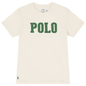 Boys Ivory Logo T-Shirt