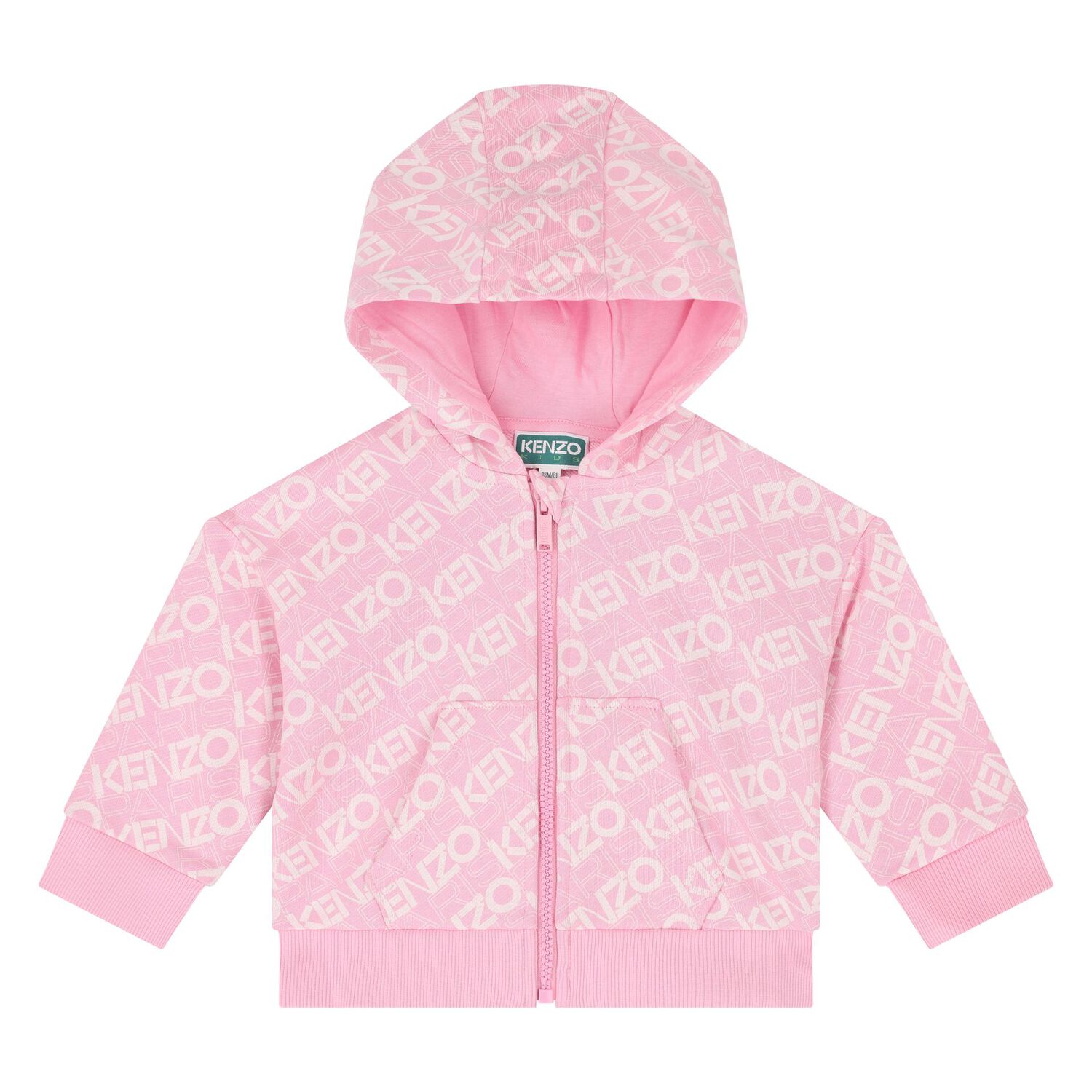 Younger Girls Pink Logo Tracksuit, 1, hi-res image number null