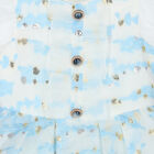 Girls White & Blue Organza Dress, 1, hi-res