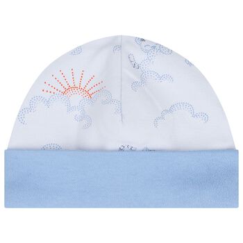 Baby Boys Blue Clouds Romper Gift Set