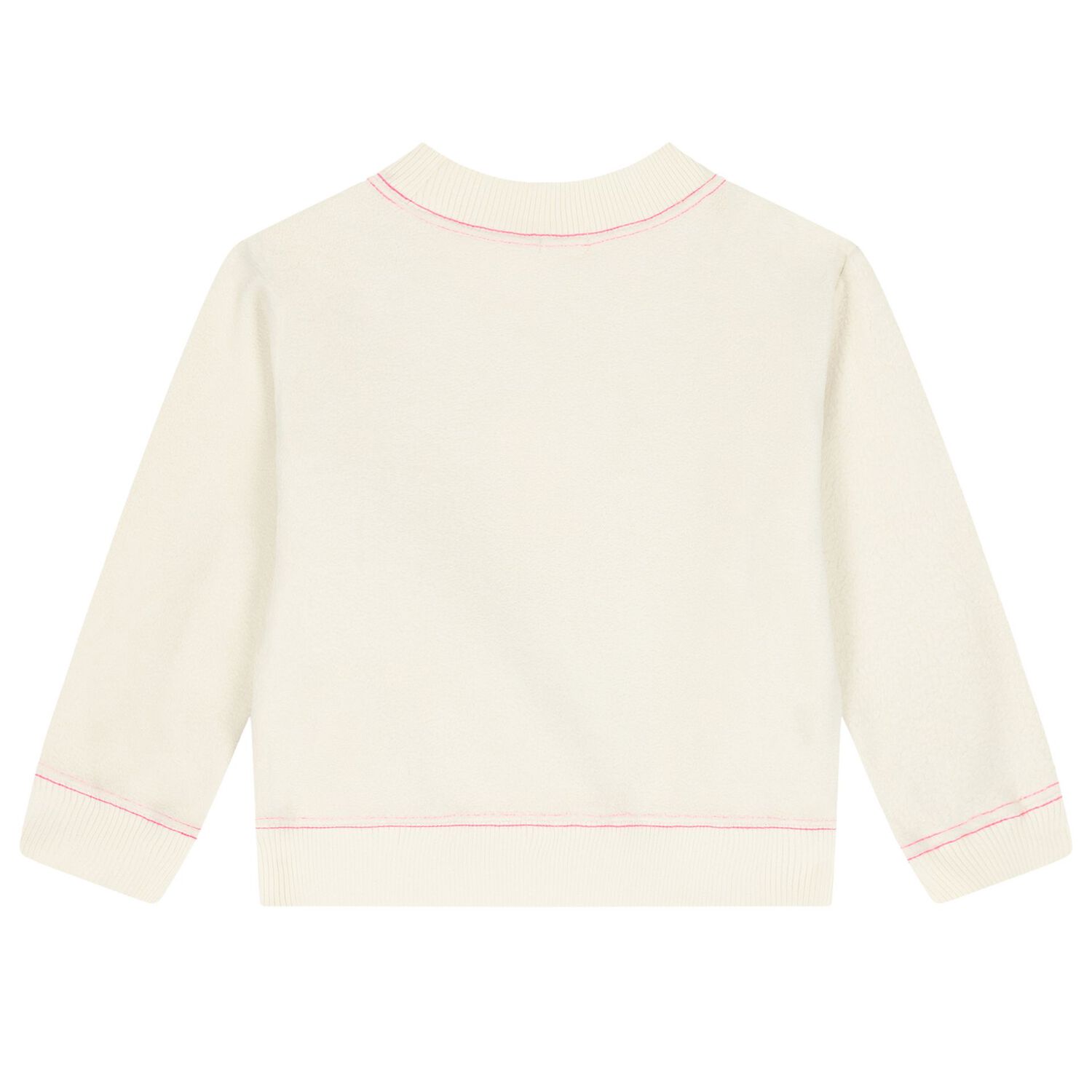 سويتشيرت بنات يونيكورن بالترتر باللون العاجي, 1, hi-res