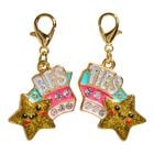 Girls Gold Twin Star Bestie Charm, 1, hi-res