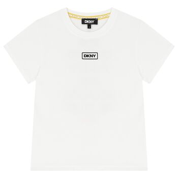 Boys White Logo T-Shirt