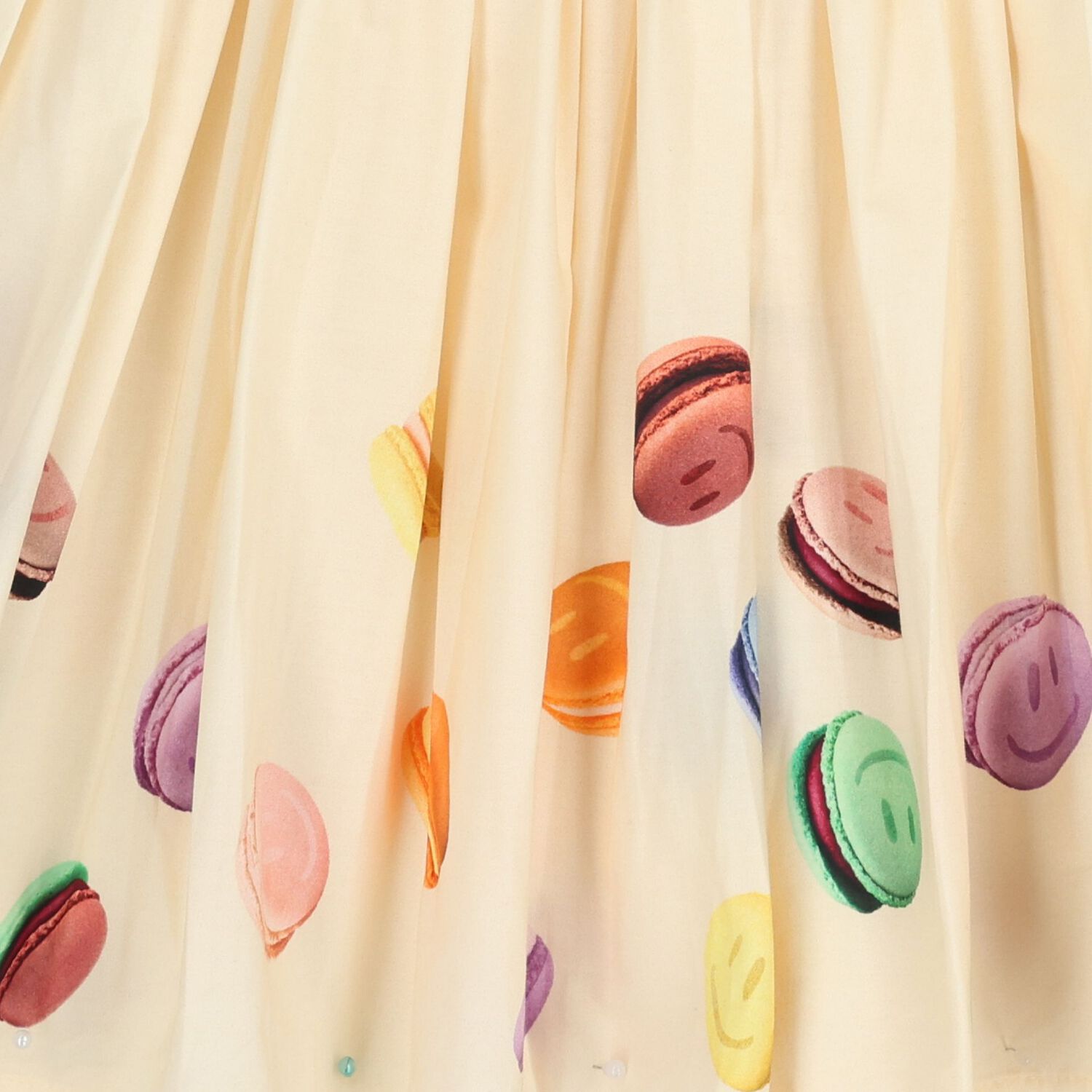 فستان بنات ماكرون باللون الاصفر , 1, hi-res