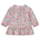 Younger Girls Pink Floral Dress, 2, hi-res