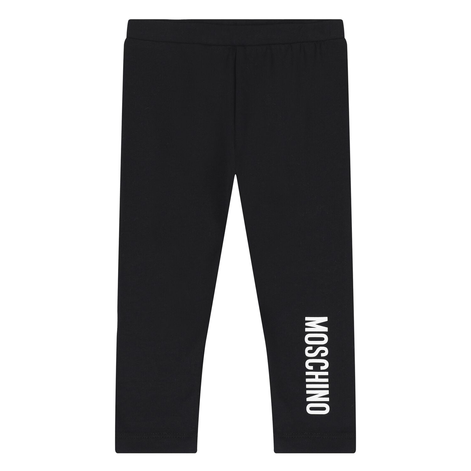 Younger Girls Black Logo Leggings, 2, hi-res