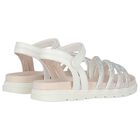 صندل بنات باللون الفضي, 2, hi-res