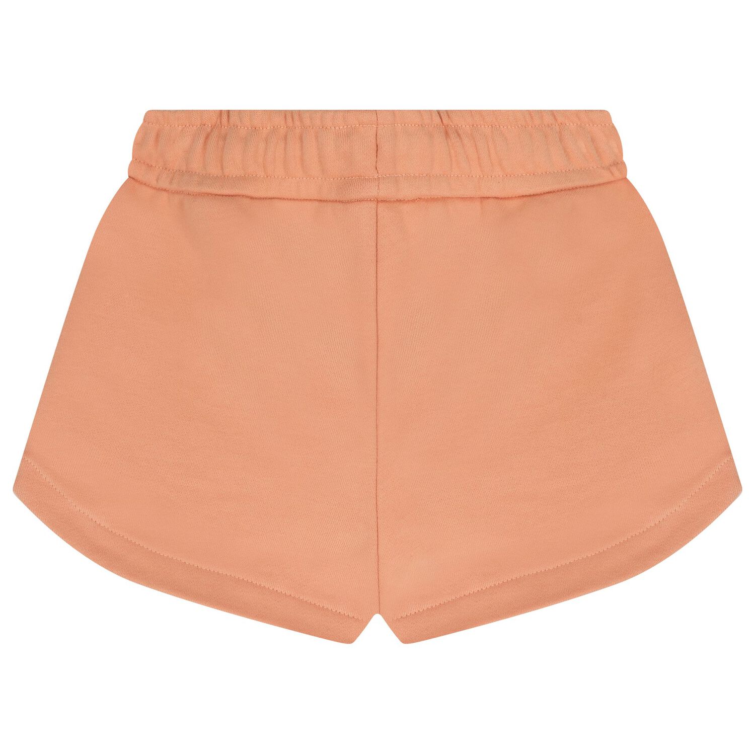 Girls Mini Me Orange Logo Shorts, 2, hi-res