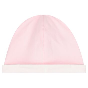 Baby Girls Pink Logo Babygrow Gift Set
