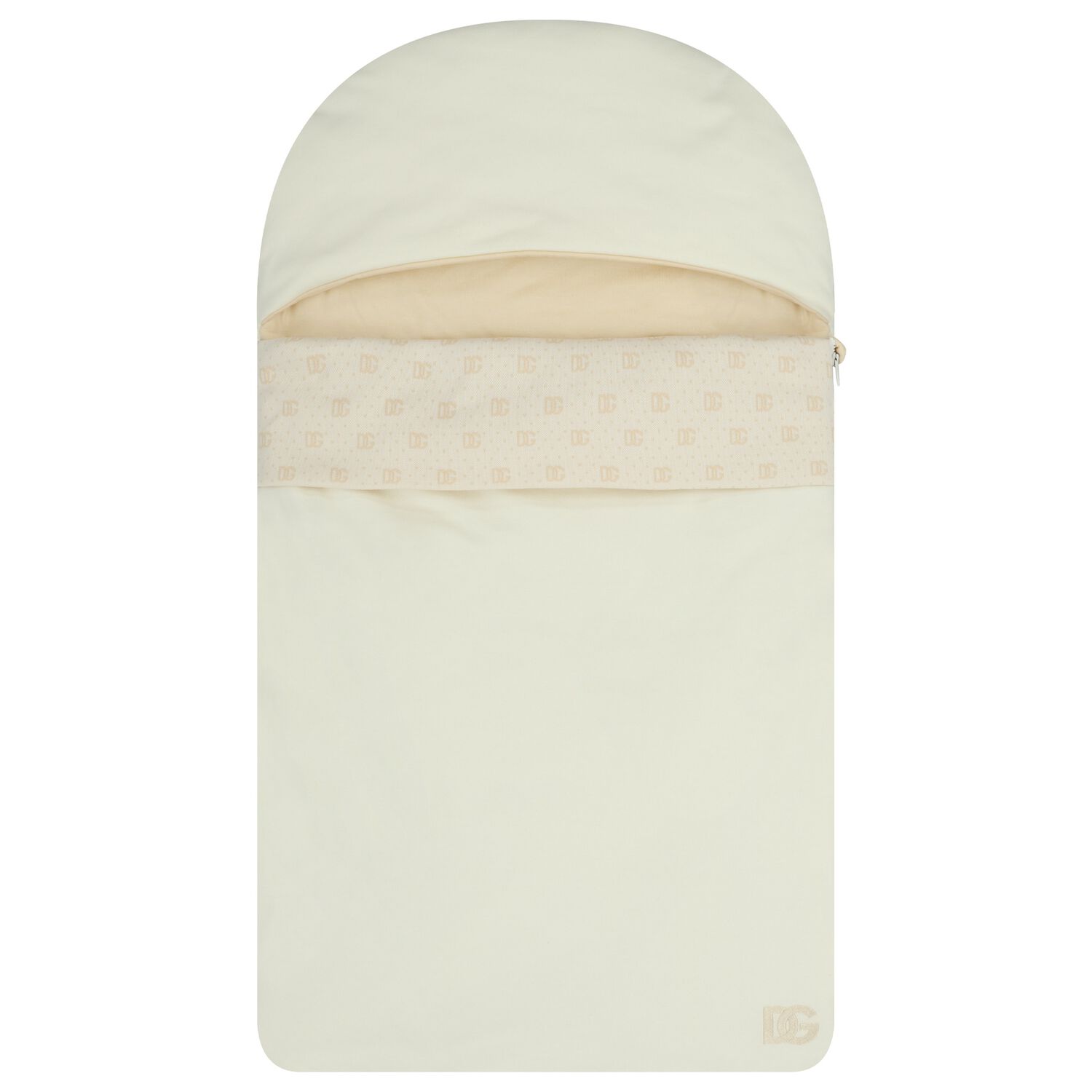 Ivory & Beige Logo Baby Nest, 1, hi-res