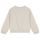 Girls Beige Bow Tracksuit, 1, hi-res