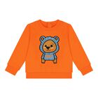 Baby Boys Orange & Black Tracksuit, 1, hi-res