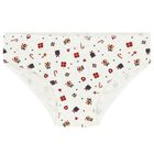 Girls Red & White Briefs (4 Pack), 2, hi-res