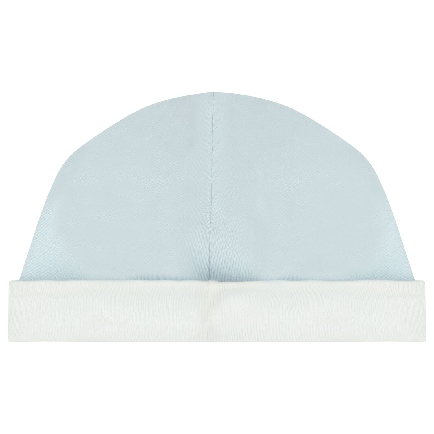 طقم هدايا ملابس أولاد باللونين الأزرق والعاجي بشعار العلامة التجارية, 2, hi-res