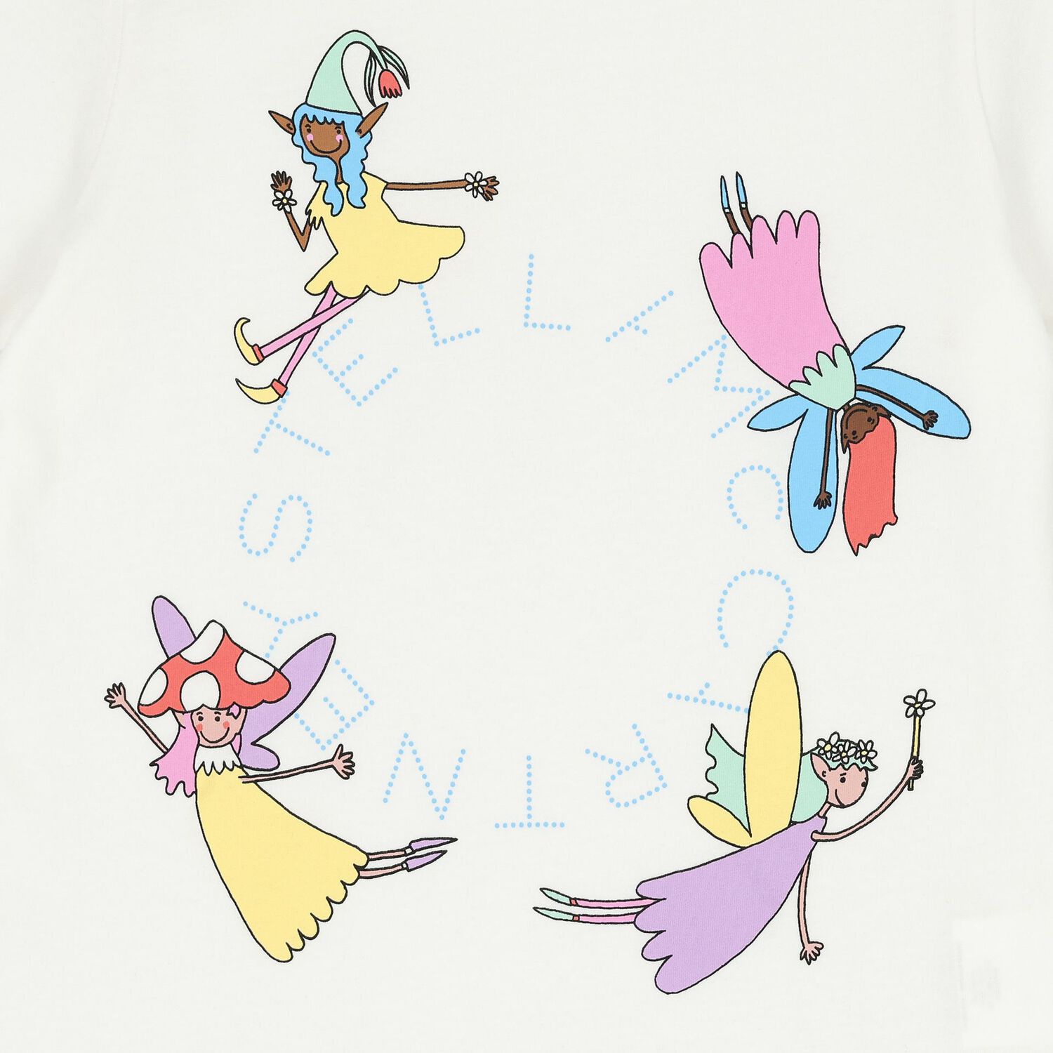 Girls Ivory Logo Fairy T-Shirt, 1, hi-res image number null